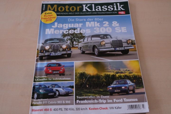 Deckblatt Motor Klassik (03/2019)